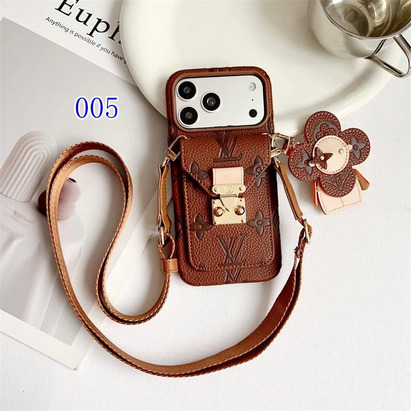 AAOO Luxury Crossbody iPhone Case with Detachable Wallet