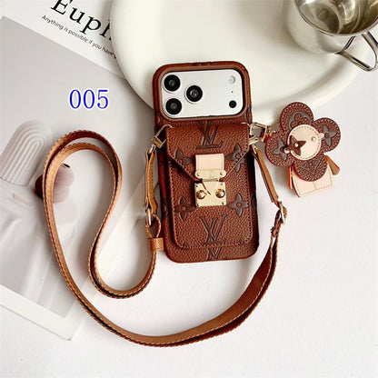 AAOO Luxury Crossbody iPhone Case with Detachable Wallet