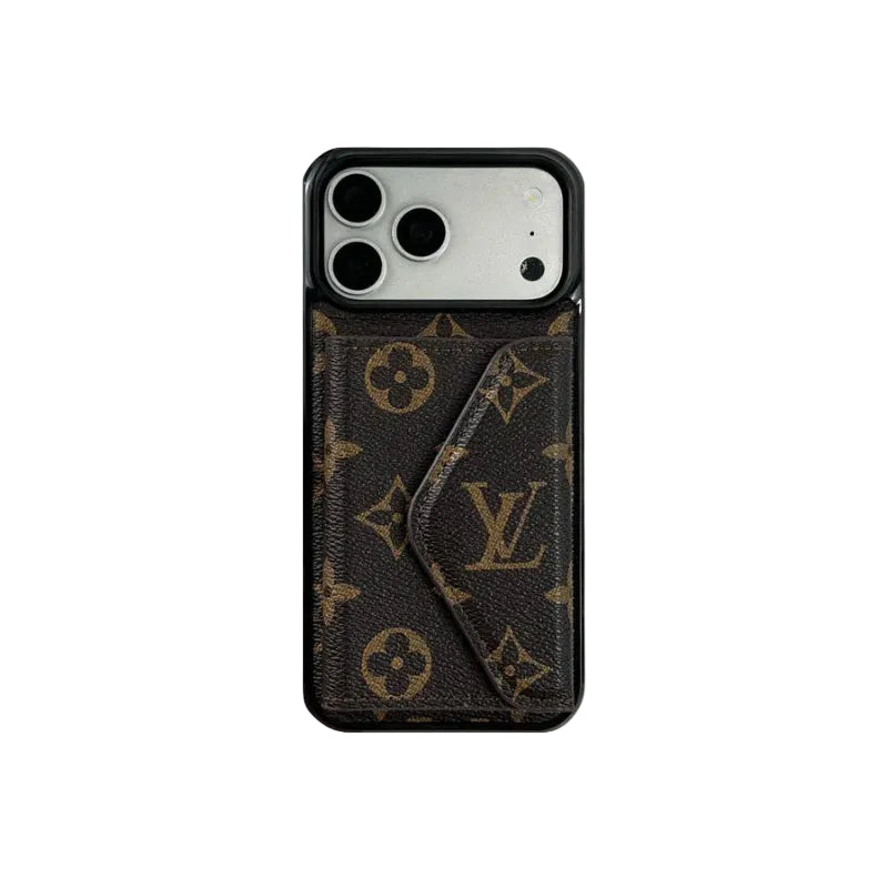 AAOO Classic Leather iPhone Case With Wallet Big Printing