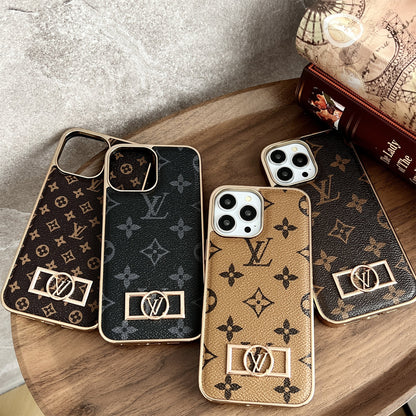 AAOO CANVAS LEDER PREMIUM GALVANISIERUNG FÜR IPHONE – Handyhülle