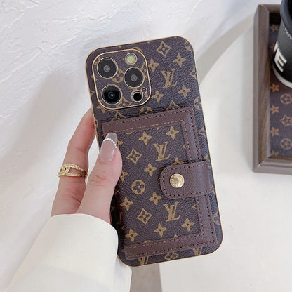AAOO Luxus Klassische Farb-Kartenetui Apple iPhone Hülle