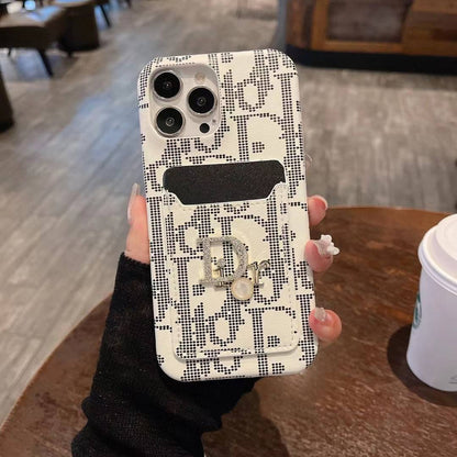 AAOO Fashion Handyhülle für Damen mit Kartenhalter für iPhone