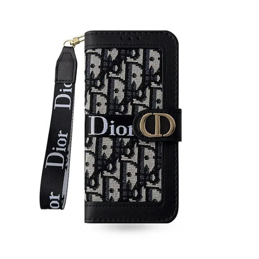 AAOO iPhone Case With Card Holder And Wrist Strap