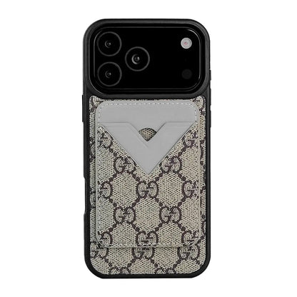 AAOO Luxe Leder Handyhülle für iPhone 12-17