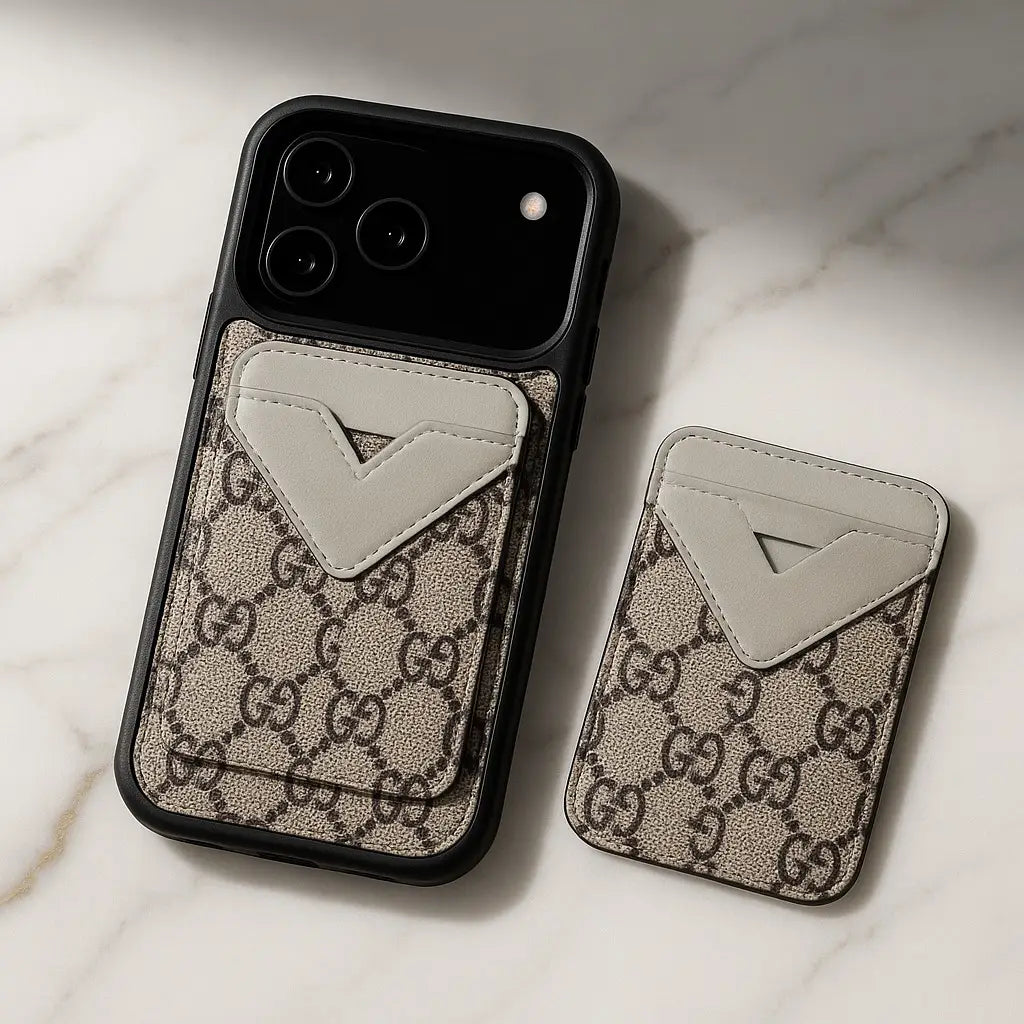 AAOO Luxe Leder Handyhülle für iPhone 12-17