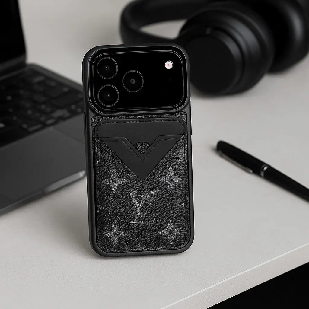 AAOO Luxe Leder Handyhülle für iPhone 12-17