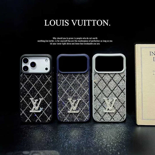 AAOO Phone Case with Sparkling Rhinestones For iPhone 17/ 16 15 14