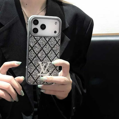 AAOO Phone Case with Sparkling Rhinestones For iPhone 17/ 16 15 14
