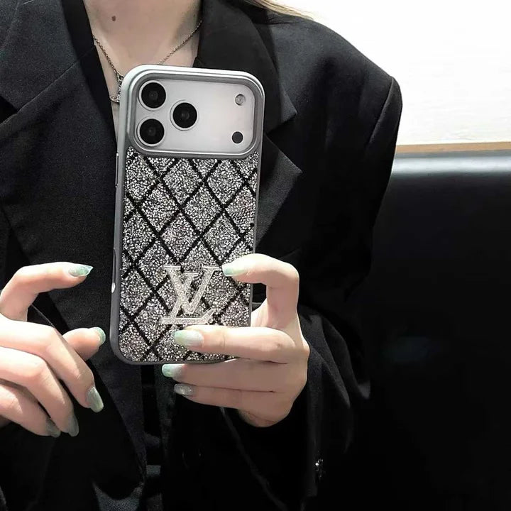 AAOO Phone Case with Sparkling Rhinestones For iPhone 17/ 16 15 14