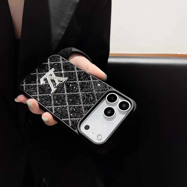 AAOO Phone Case with Sparkling Rhinestones For iPhone 17/ 16 15 14