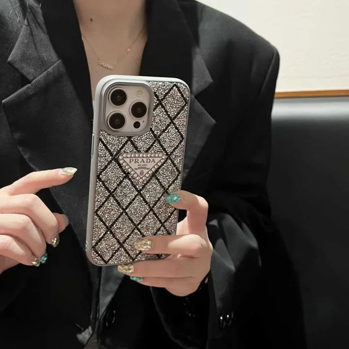 AAOO Handyhülle mit funkelnden Strasssteinen für iPhone 17/ 16 15 14