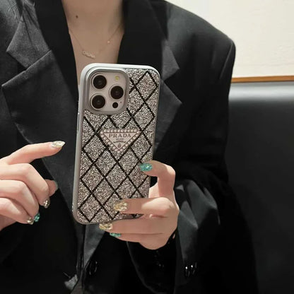 AAOO Handyhülle mit funkelnden Strasssteinen für iPhone 17/ 16 15 14