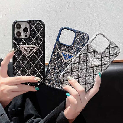 AAOO Handyhülle mit funkelnden Strasssteinen für iPhone 17/ 16 15 14