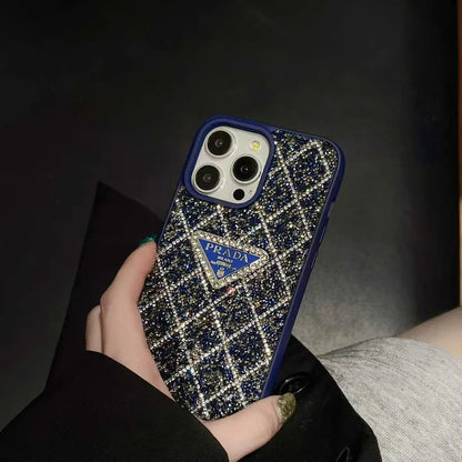 AAOO Handyhülle mit funkelnden Strasssteinen für iPhone 17/ 16 15 14