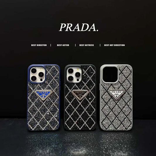 AAOO Phone Case with Sparkling Rhinestones For iPhone 17/ 16 15 14