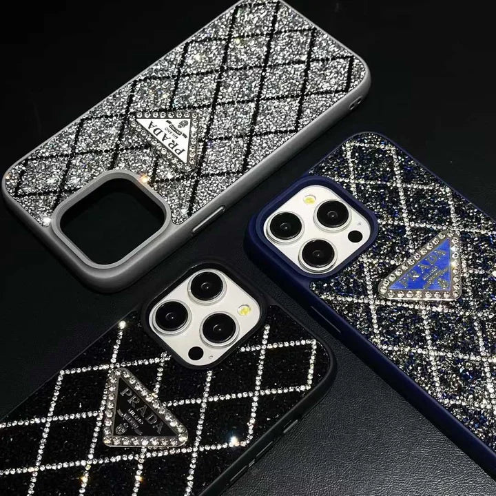 AAOO Handyhülle mit funkelnden Strasssteinen für iPhone 17/ 16 15 14