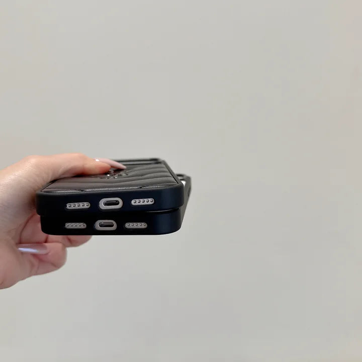 AAOO Luxuriöse Leder Handyhülle iPhone 17-12