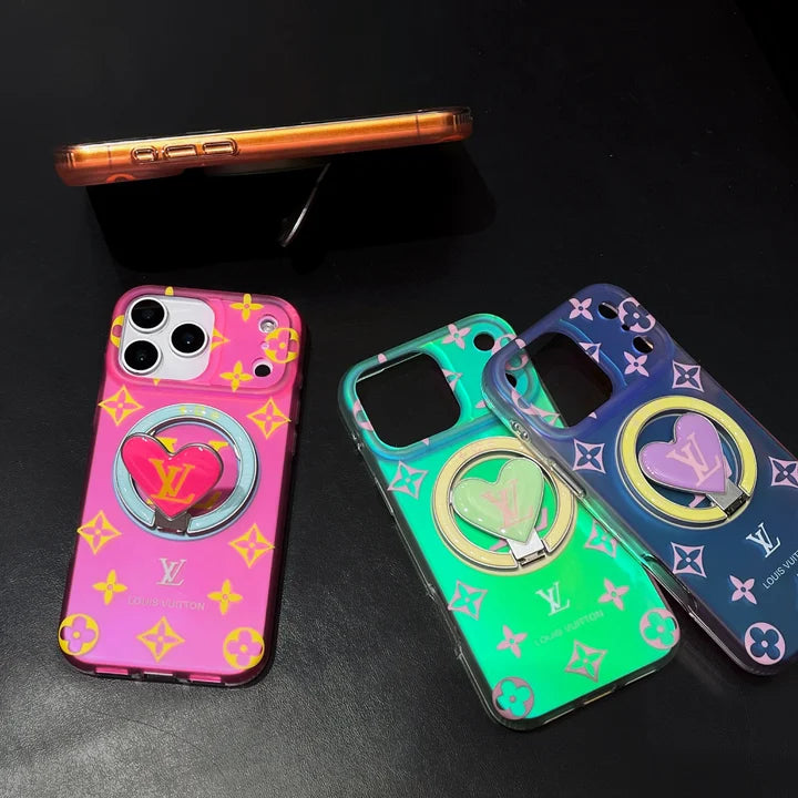 AAOO Bunter Herz Magnetischer Halterung für iPhone 13-17 Serie – Handyhülle