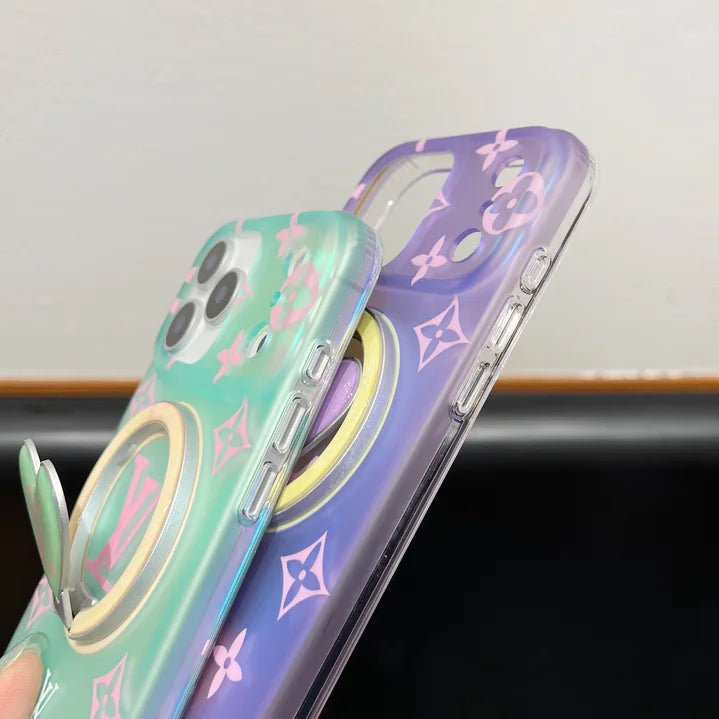 AAOO Bunter Herz Magnetischer Halterung für iPhone 13-17 Serie – Handyhülle