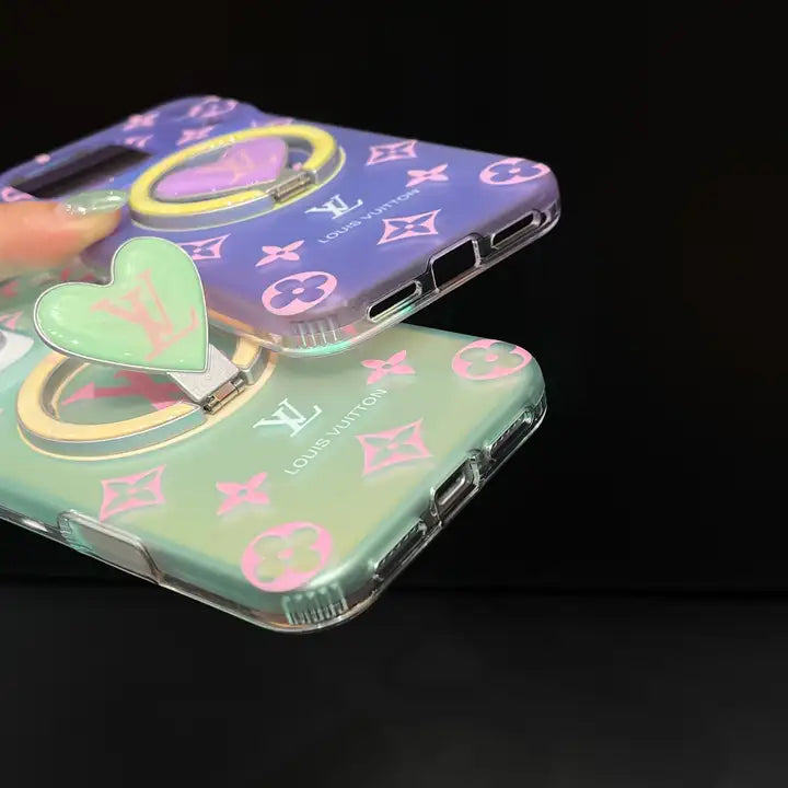 AAOO Bunter Herz Magnetischer Halterung für iPhone 13-17 Serie – Handyhülle