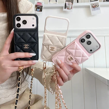 AAOO Luxury Leather Crossbody Wallet Phone Case for iPhone 13 17 Series