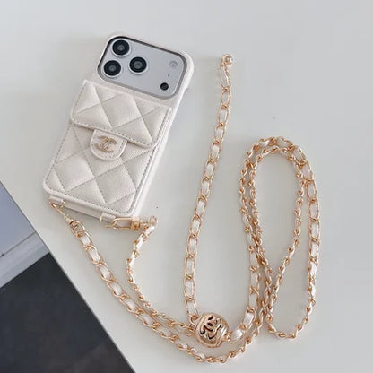 AAOO Luxury Leather Crossbody Wallet Phone Case for iPhone 13 17 Series