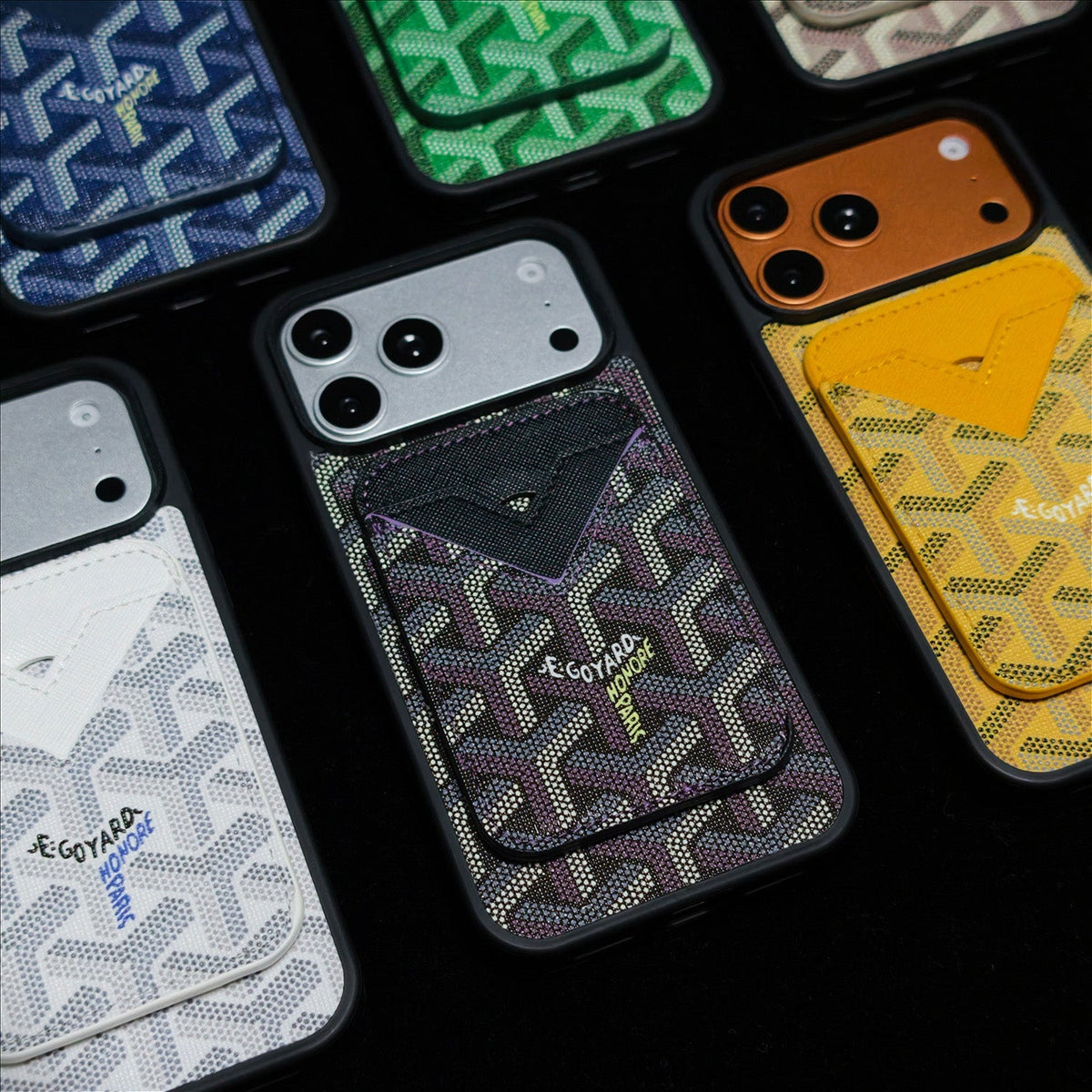 AAOO GD Vintage Leather Phone Case Magsafe Card-Holder For iPhone 12-17
