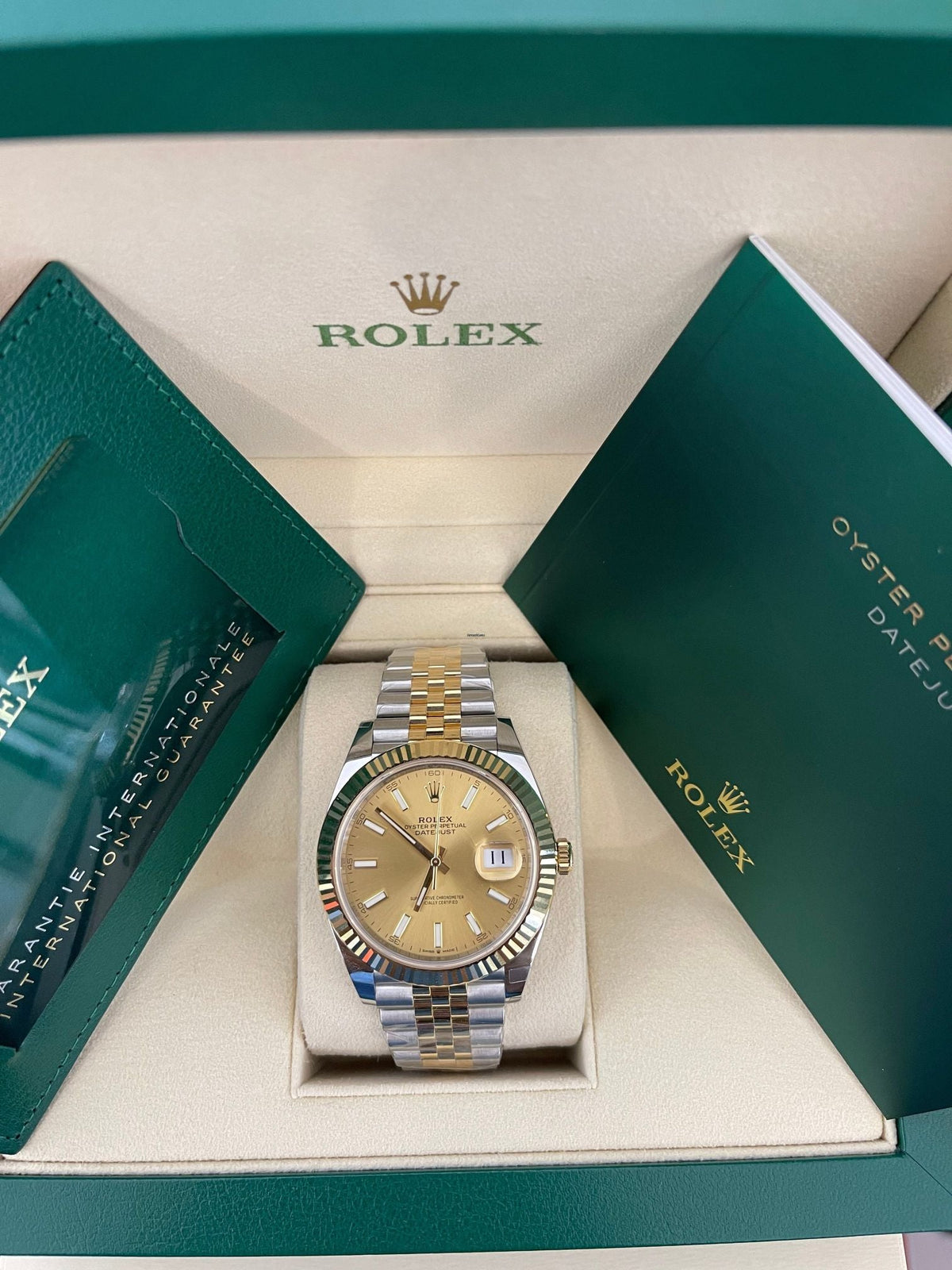 AAOO Datejust Champagner-Uhr