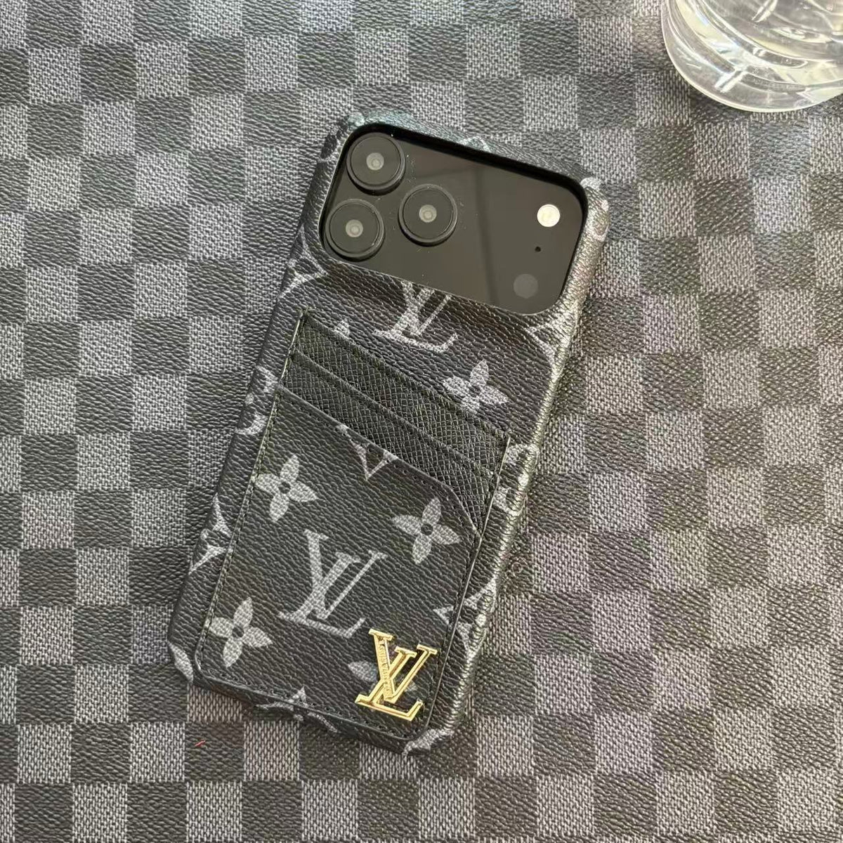 AAOO Leder Kartensteckplatz Handyhülle für iPhone 12-17 Serie