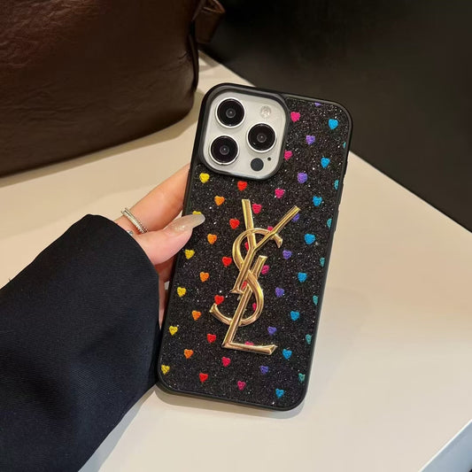 AAOO Electroplated Label Shiny Apple iPhone Case