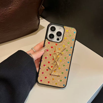 AAOO Electroplated Label Shiny Apple iPhone Case