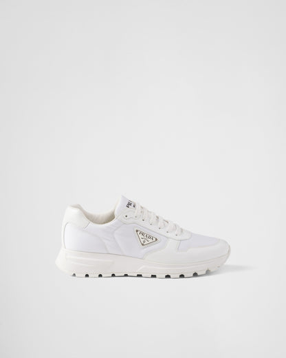 AAOO Basket Blanc En Cuir Brossé