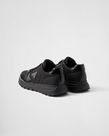 AAOO Basket Noir En Cuir Brossé