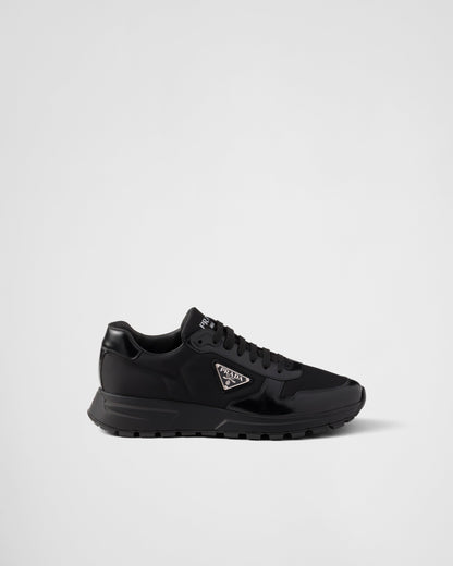 AAOO Basket Noir En Cuir Brossé