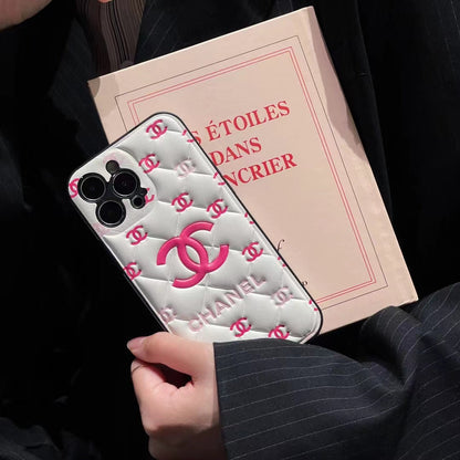 AAOO Embossed iPhone Case: Classic Luxury Design