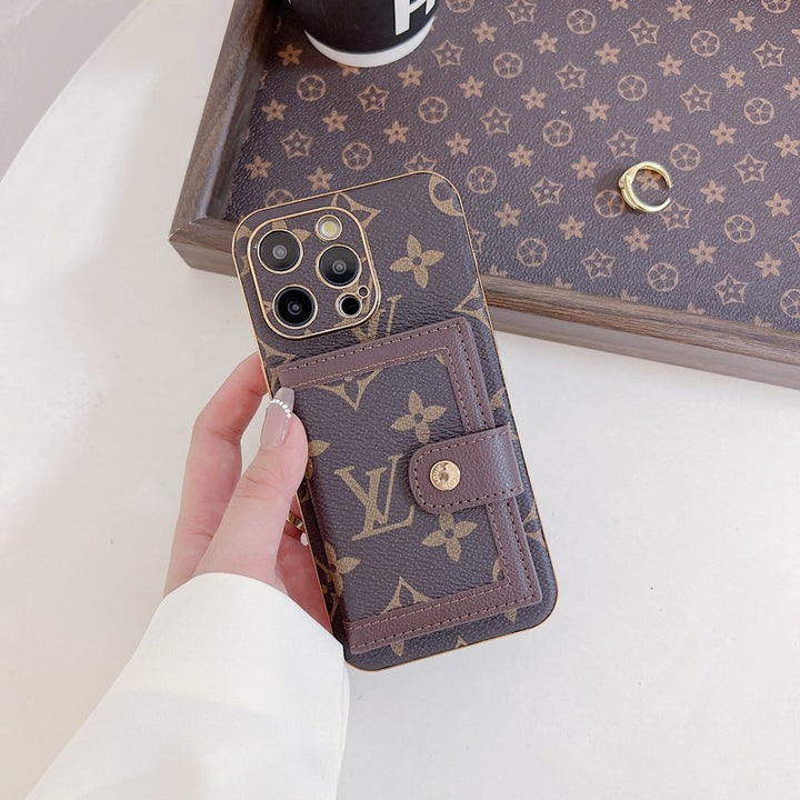 AAOO Luxus Klassische Farb-Kartenetui Apple iPhone Hülle