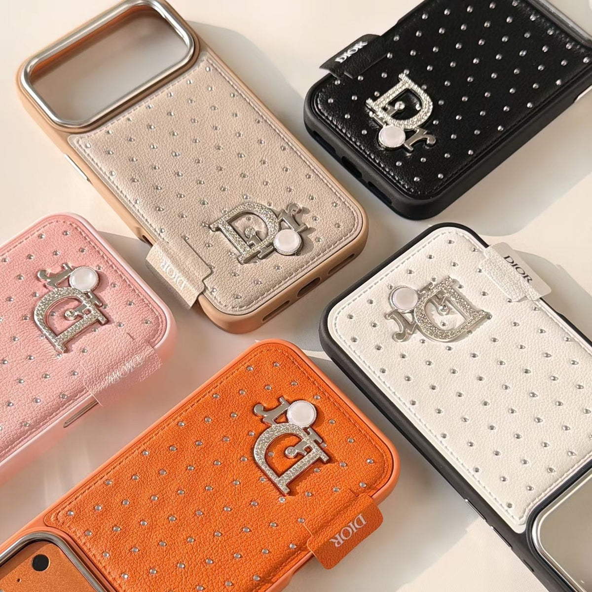 AAOO Classic Style Crystal Studded Luxury iPhone Case