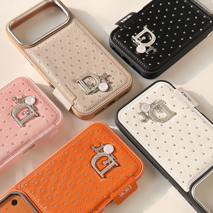 AAOO Classic Style Crystal Studded Luxury iPhone Case