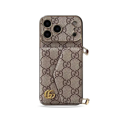 AAOO Premium iPhone Case With Wallet And Crossbody Strap For iPhone 17 Series