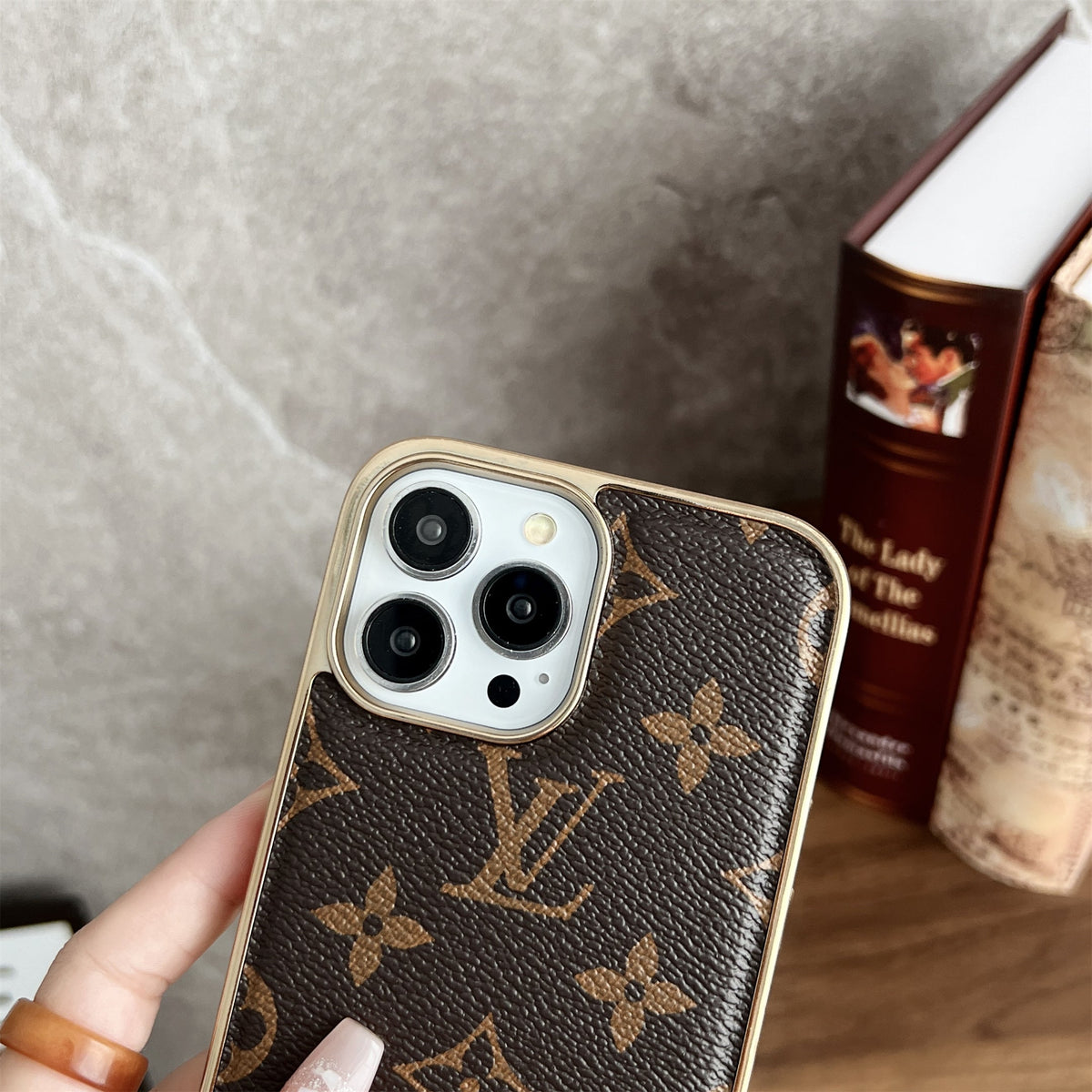 AAOO CANVAS LEDER PREMIUM GALVANISIERUNG FÜR IPHONE – Handyhülle