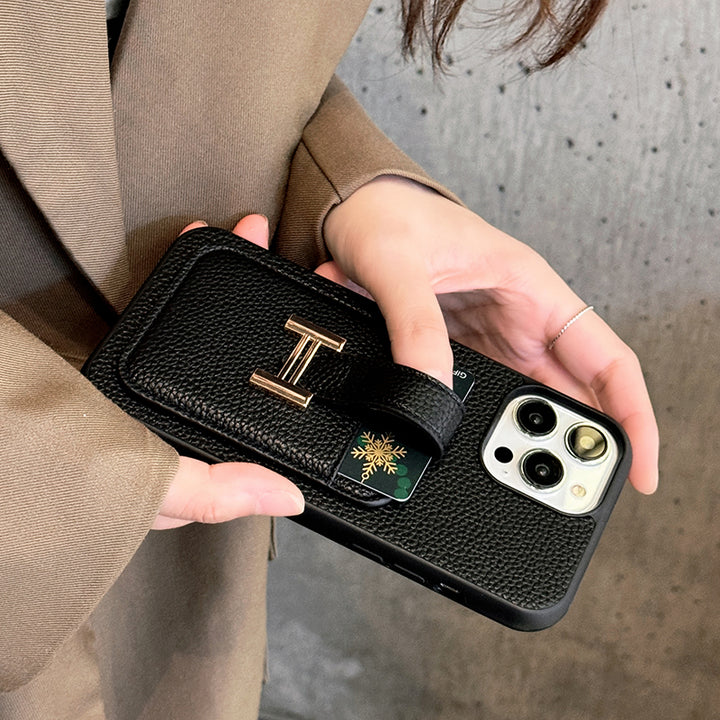 AAOO Luxury Leather iPhone Case