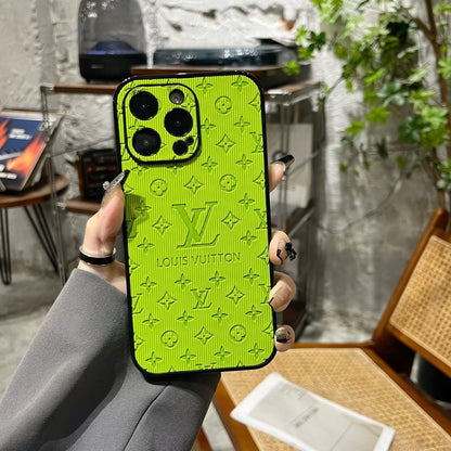 AAOO 3D Embossed Leather Phone Case for iPhone
