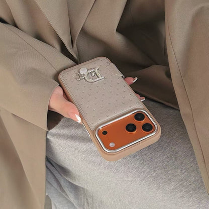 AAOO Classic Style Crystal Studded Luxury iPhone Case