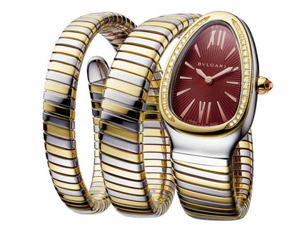AAOO Serpenti Ziegelzifferblatt Uhr