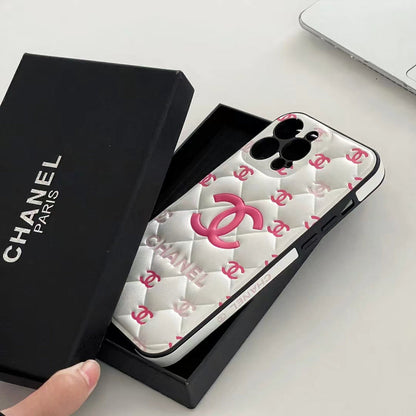 AAOO Embossed iPhone Case: Classic Luxury Design