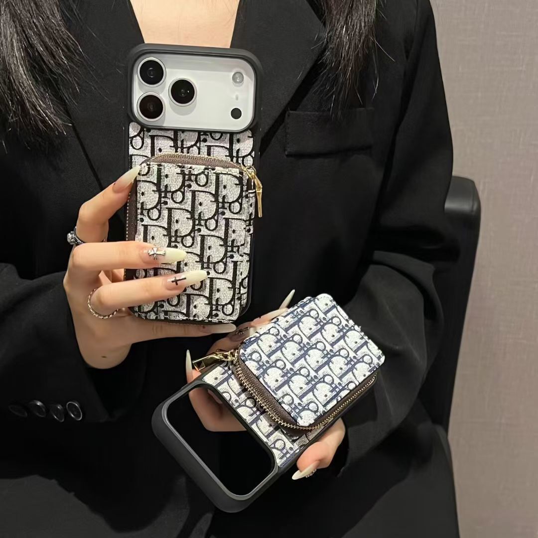 AAOO Luxury iPhone Case Card Slot For iPhone 12-18 – With Strap