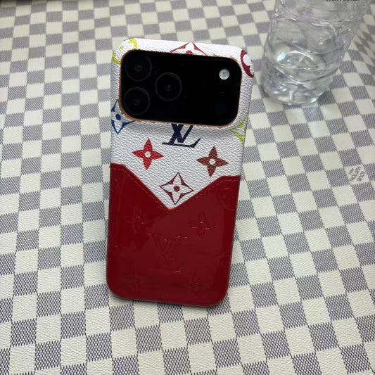 AAOO New Design Leather Phone Case with Card Slot for iPhone 17 16 15 14