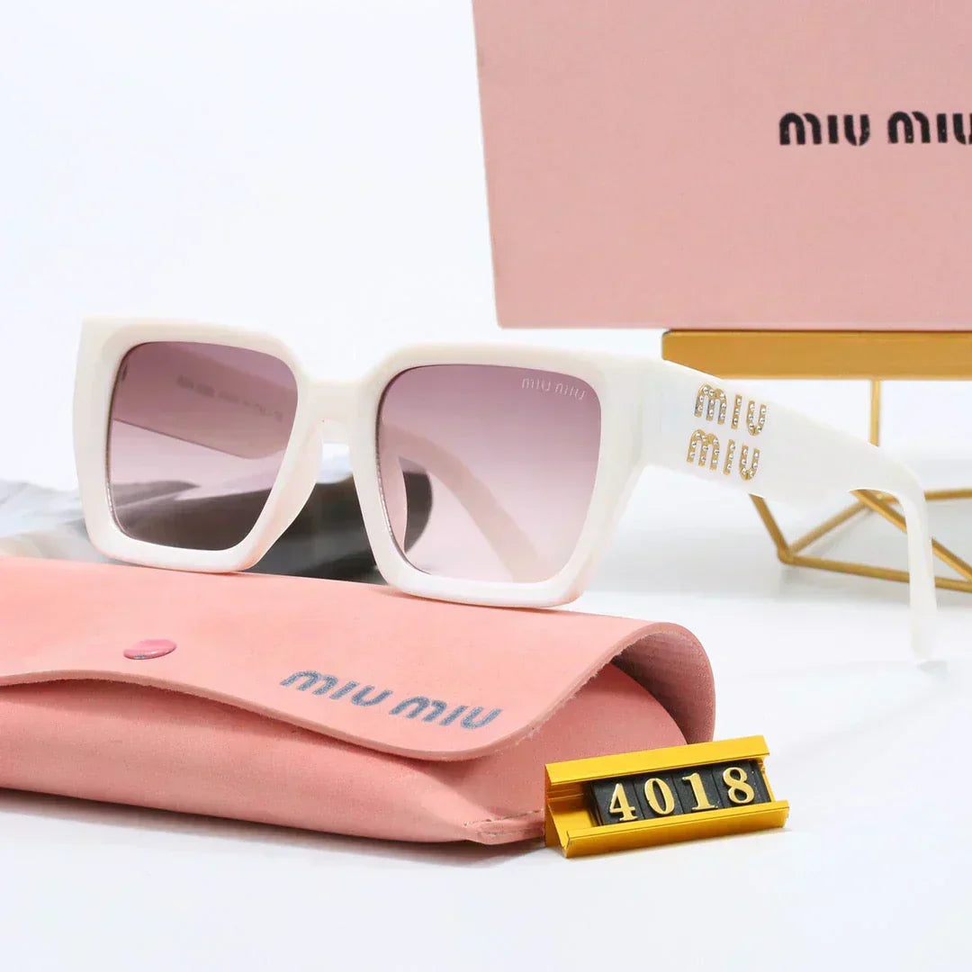 AAOO Luxury square frame universal sunglasses 4018