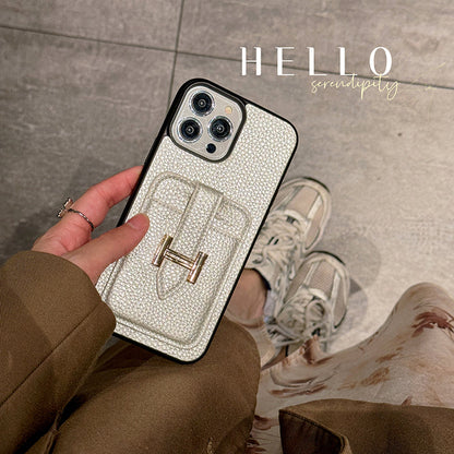 AAOO Luxury Leather iPhone Case