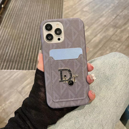 AAOO Luxuriöse iPhone-Hülle mit Kartenhalter